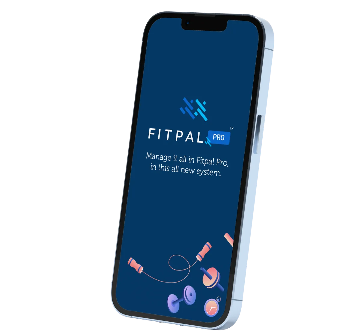 The Fitpal Pro app on a phone